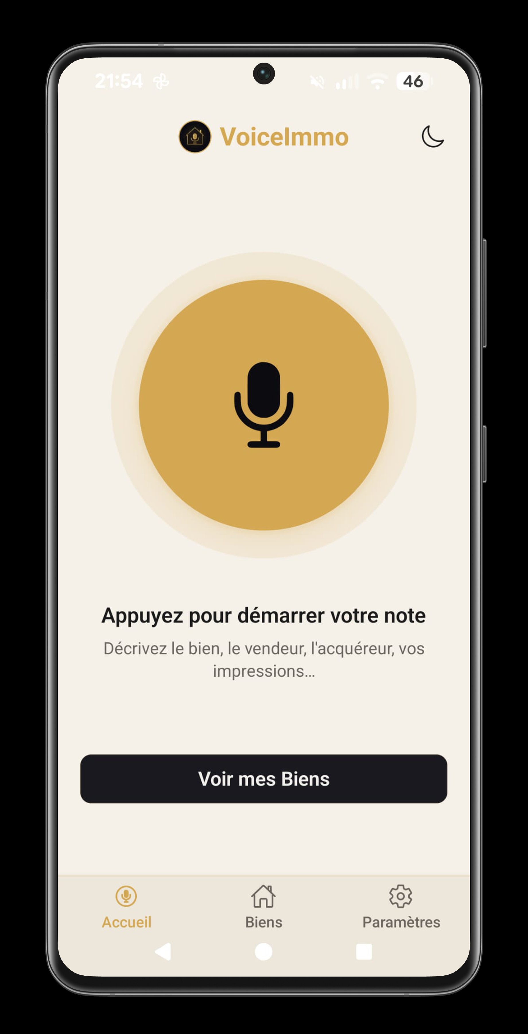 Accueil mode clair